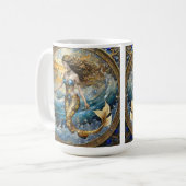 Mug Sirène dans les vagues de l'océan (Devant gauche)