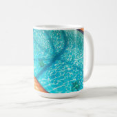 Mug Sirène dans une piscine (Devant droit)