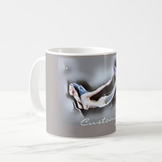 Mug Sirène de bain Thunder_Cove Grey (Devant gauche)