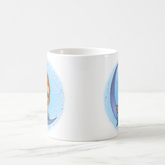 Mug Sirène de la lune de nuit (Centre)