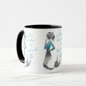 Mug Sirène de l'océan Faisons des éclaboussures (Devant gauche)