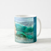 Mug Sirène d'Imaginaire sur les côtes avec des vagues (Devant droit)