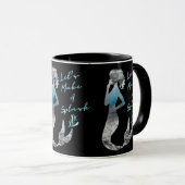 Mug Sirène d'océan Faisons un éclaboussure (Devant droit)
