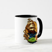 Mug Sirène et navire pirate (Devant droit)