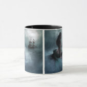 Mug Sirène et navire pirate (Centre)