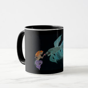 Mug Sirène et poissons de Betta