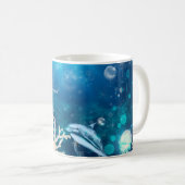 Mug Sirène Fantastique Blonde Plage Enchantée (Devant droit)