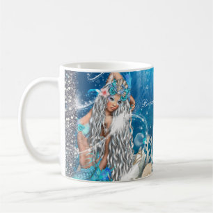 Mug Sirène Fantastique Blonde Plage Enchantée