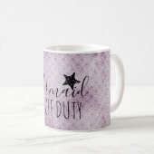 Mug Sirène hors service Purple Aquarelle Aquarelle Cof (Devant droit)