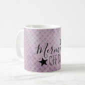 Mug Sirène hors service Purple Aquarelle Aquarelle Cof (Devant gauche)