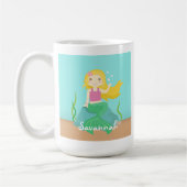 Mug Sirène mignonne et belle pour sous la mer (Gauche)
