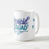 Mug Sirène - "peloton de sirène" - parties (Devant droit)