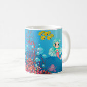 Mug Sirène personnalisée (Devant droit)