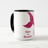 Mug Sirène rose (Devant gauche)