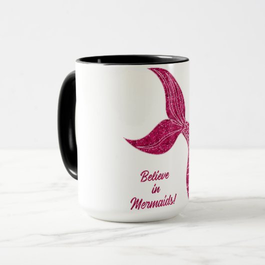 Mug Sirène rose (Devant gauche)