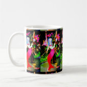 Mug sirène rouge fête (Gauche)