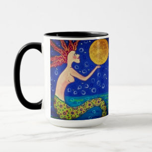 Mug Sirène Tenant la Lune