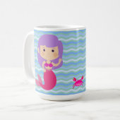 Mug Sirène Violette (Devant gauche)