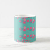 Mug Sirènes Dormantes Bulles Sarcelle Rose (Centre)