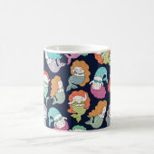Mug Sirènes : motif sans soudure fantaisiste. (Centre)