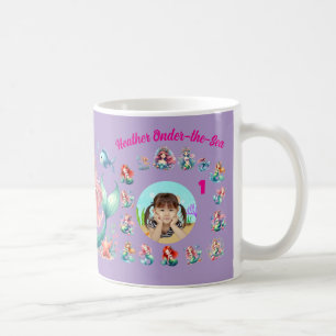Mug Sirènes sous l'océan Photo souvenir pour 1er anniv