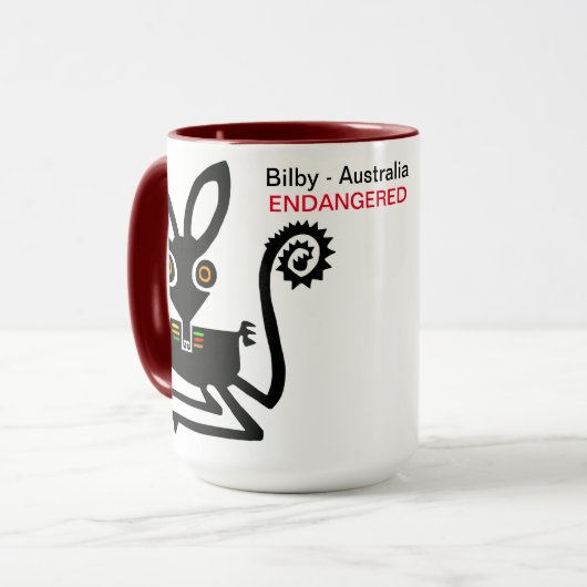 Mug Siroter du café ! - Aussie - BILBY - Conservation  (Devant gauche)