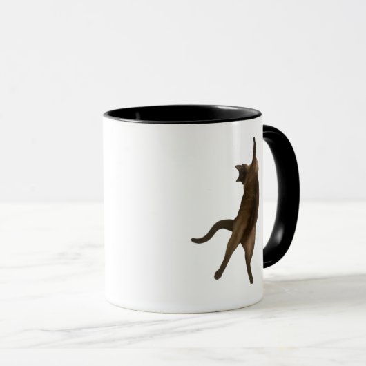 Mug SirPercyPaws - Pose de chat (Devant droit)