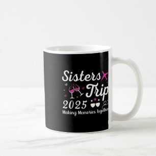 Mug Sisters Trip 2025 Famille Correspondant Vacances L