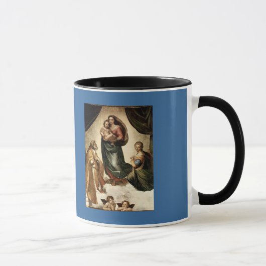 Mug "Sistine classique Madonna" de Raphael (circa (Droite)