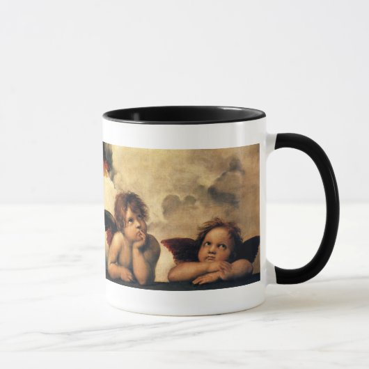 Mug Sistine Madonna Angels par Raphael Sanzio (Droite)