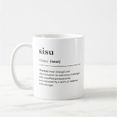 Mug Sisu, définition Typographie finlandaise (Gauche)