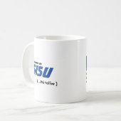 Mug Sisu et café avec des drapeaux (Devant gauche)