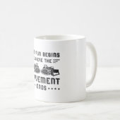 Mug Site d'extrémité de la chaussée de l'atelier de co (Devant droit)