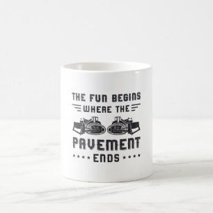 Mug Site d'extrémité de la chaussée de l'atelier de co