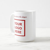 Mug Site Web de Slogan de Logo Commercial Moderne (Devant gauche)