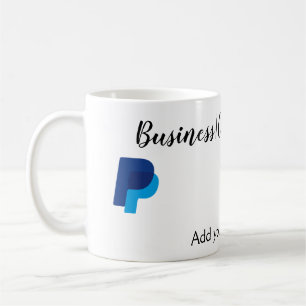 Mug Site web simple d'entreprise code-barres QR ajoute