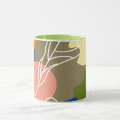 Mug Sites abstraits intéressants avec feuilles (Centre)