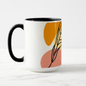 Mug Sites abstraits intéressants avec feuilles (Gauche)