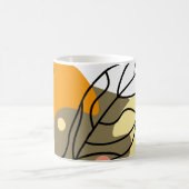 Mug Sites abstraits intéressants avec feuilles (Centre)