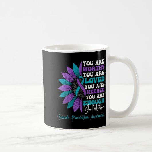 Mug Sitive Motivational Suprt Suicide Prevention Aware (Droite)