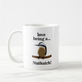 Mug Sittelle Oiseau Jardinier Ornithologue (Gauche)