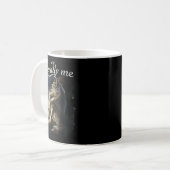 Mug Sitting Wolf Literally Me Wolf Funny Dank Meme  (Devant gauche)