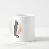 Mug Sittng black cat (Devant gauche)