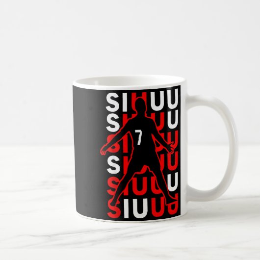 Mug Siuuuu Funny Soccer Present For Soccer Lovers Fan  (Droite)