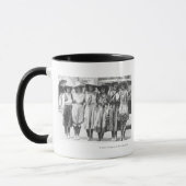 Mug Six cow-girls aux jours de frontière de Cheyenne (Gauche)
