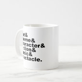 Mug Six éléments de poétique et de drame par Aristote (Devant gauche)