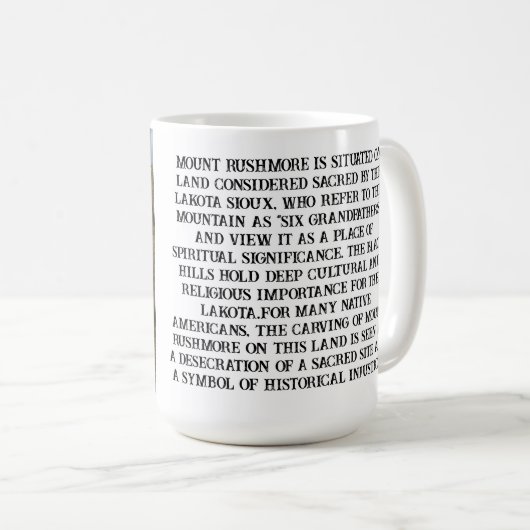 Mug Six Grandfathers (Devant droit)