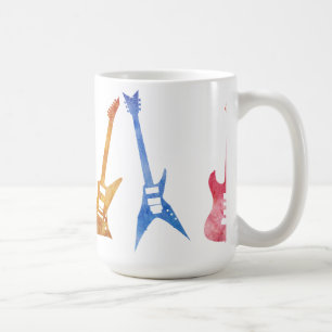 Mug Six guitares franchement électriques