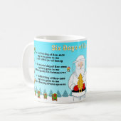 Mug Six Jours de Bee-Mas Joyeux Noël à une Incroyable (Devant gauche)