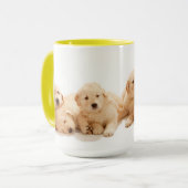 Mug Six Marionnettes Golden Retriever (Devant gauche)